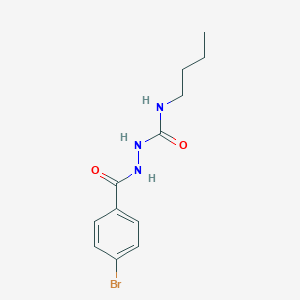 molecular formula C12H16BrN3O2 B451255 1-[(4-Bromobenzoyl)amino]-3-butylurea CAS No. 445013-90-1