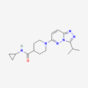 N-cyclopropyl-1-(3-isopropyl[1,2,4]triazolo[4,3-b]pyridazin-6-yl)-4-piperidinecarboxamide