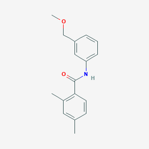 molecular formula C17H19NO2 B4512639 N-[3-(methoxymethyl)phenyl]-2,4-dimethylbenzamide 