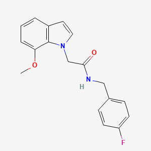 N-(4-fluorobenzyl)-2-(7-methoxy-1H-indol-1-yl)acetamide