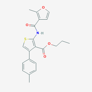 Propyl 2-[(2-methyl-3-furoyl)amino]-4-(4-methylphenyl)thiophene-3-carboxylate
