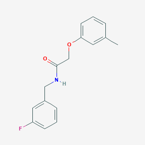 molecular formula C16H16FNO2 B4512787 N-(3-fluorobenzyl)-2-(3-methylphenoxy)acetamide 