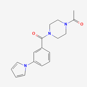 1-acetyl-4-[3-(1H-pyrrol-1-yl)benzoyl]piperazine