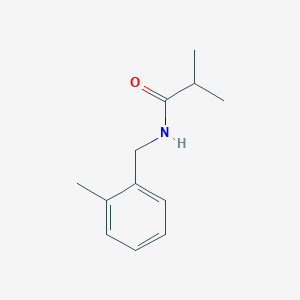 molecular formula C12H17NO B4512862 2-methyl-N-(2-methylbenzyl)propanamide 