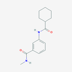 molecular formula C15H20N2O2 B4512924 3-[(cyclohexylcarbonyl)amino]-N-methylbenzamide 