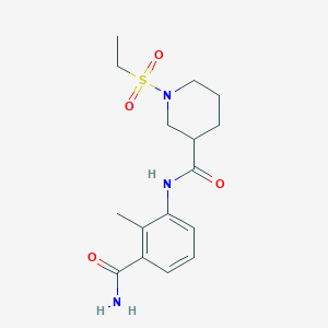 N-[3-(aminocarbonyl)-2-methylphenyl]-1-(ethylsulfonyl)-3-piperidinecarboxamide