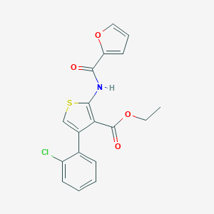 Ethyl 4-(2-chlorophenyl)-2-(2-furoylamino)thiophene-3-carboxylate