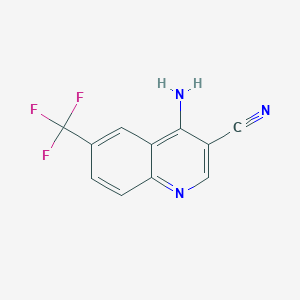 4-Amino-6-(trifluoromethyl)quinoline-3-carbonitrile