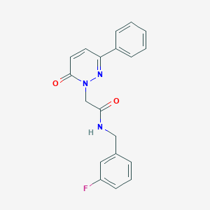 N-(3-fluorobenzyl)-2-(6-oxo-3-phenyl-1(6H)-pyridazinyl)acetamide