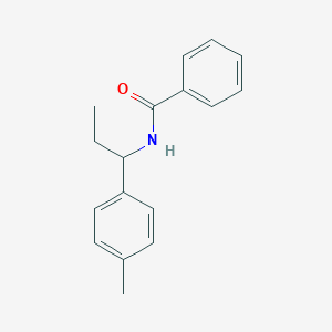 molecular formula C17H19NO B451325 N-[1-(4-methylphenyl)propyl]benzamide 