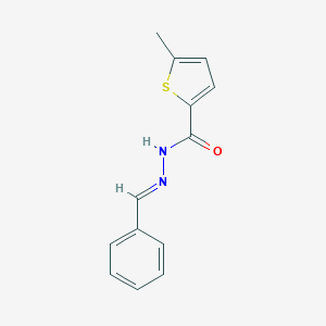 molecular formula C13H12N2OS B451326 N'-benzylidene-5-methyl-2-thiophenecarbohydrazide 