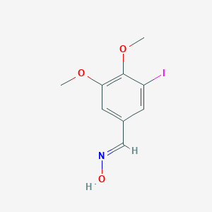 molecular formula C9H10INO3 B451327 3-Iodo-4,5-dimethoxybenzaldehyde oxime 
