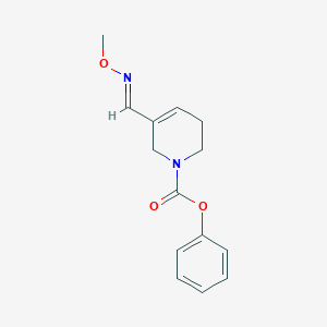 B045133 Phenyl 3,6-dihydro-5-((methoxyimino)methyl)-1(2H)-pyridinecarboxylate CAS No. 121750-63-8