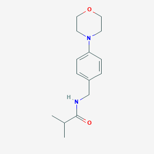 2-methyl-N-[4-(4-morpholinyl)benzyl]propanamide