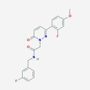 N-(3-fluorobenzyl)-2-[3-(2-fluoro-4-methoxyphenyl)-6-oxopyridazin-1(6H)-yl]acetamide