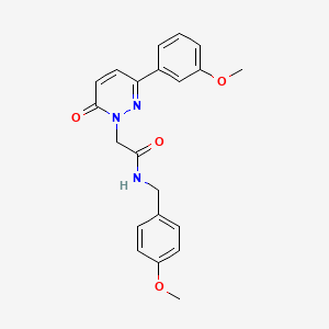 N-(4-methoxybenzyl)-2-(3-(3-methoxyphenyl)-6-oxopyridazin-1(6H)-yl)acetamide