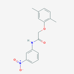 molecular formula C16H16N2O4 B451344 2-(2,5-dimethylphenoxy)-N-(3-nitrophenyl)acetamide 