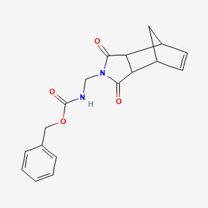 benzyl N-[(3,5-dioxo-4-azatricyclo[5.2.1.02,6]dec-8-en-4-yl)methyl]carbamate