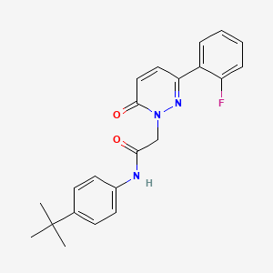 N-(4-tert-butylphenyl)-2-[3-(2-fluorophenyl)-6-oxopyridazin-1(6H)-yl]acetamide