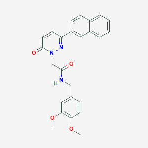 N-(3,4-dimethoxybenzyl)-2-[3-(naphthalen-2-yl)-6-oxopyridazin-1(6H)-yl]acetamide