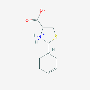 2-Cyclohex-3-en-1-yl-1,3-thiazolidine-4-carboxylic acid