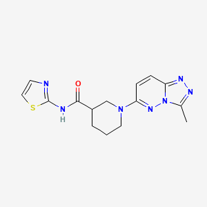 1-(3-methyl[1,2,4]triazolo[4,3-b]pyridazin-6-yl)-N-(1,3-thiazol-2-yl)piperidine-3-carboxamide