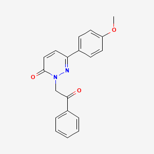 6-(4-methoxyphenyl)-2-(2-oxo-2-phenylethyl)pyridazin-3(2H)-one