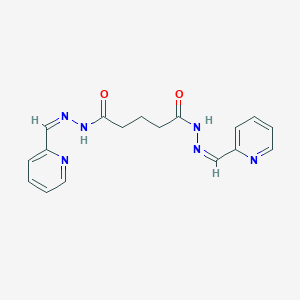 N'~1~,N'~5~-bis(2-pyridinylmethylene)pentanedihydrazide