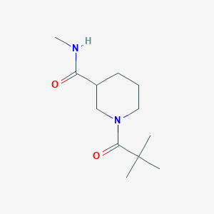 1-(2,2-dimethylpropanoyl)-N-methyl-3-piperidinecarboxamide