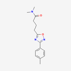 N,N-dimethyl-4-[3-(4-methylphenyl)-1,2,4-oxadiazol-5-yl]butanamide