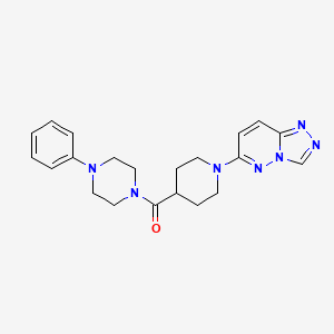 6-{4-[(4-Phenylpiperazin-1-yl)carbonyl]piperidin-1-yl}[1,2,4]triazolo[4,3-b]pyridazine