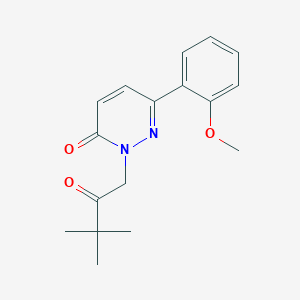 2-(3,3-dimethyl-2-oxobutyl)-6-(2-methoxyphenyl)pyridazin-3(2H)-one