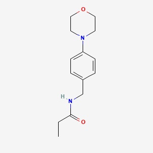 N-[4-(4-morpholinyl)benzyl]propanamide