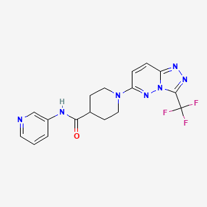 N-(pyridin-3-yl)-1-[3-(trifluoromethyl)[1,2,4]triazolo[4,3-b]pyridazin-6-yl]piperidine-4-carboxamide