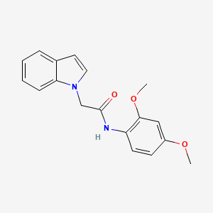 N-(2,4-dimethoxyphenyl)-2-(1H-indol-1-yl)acetamide