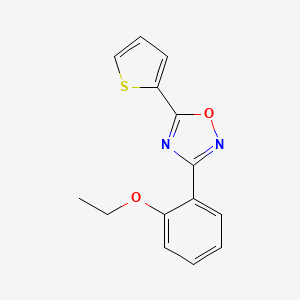 3-(2-ethoxyphenyl)-5-(2-thienyl)-1,2,4-oxadiazole