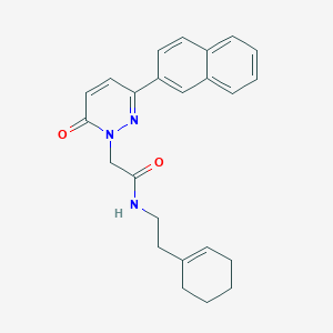 N-[2-(cyclohex-1-en-1-yl)ethyl]-2-[3-(naphthalen-2-yl)-6-oxopyridazin-1(6H)-yl]acetamide