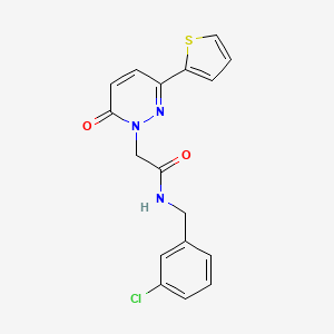 N-(3-chlorobenzyl)-2-(6-oxo-3-(thiophen-2-yl)pyridazin-1(6H)-yl)acetamide