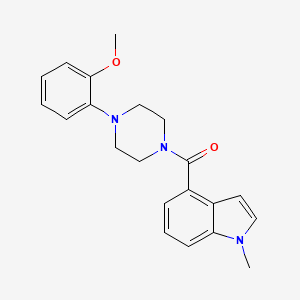 4-{[4-(2-methoxyphenyl)-1-piperazinyl]carbonyl}-1-methyl-1H-indole