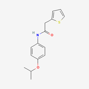 N-(4-isopropoxyphenyl)-2-(2-thienyl)acetamide