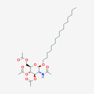 B045140 [(2R,3S,4R,5R,6R)-5-Acetamido-3,4-diacetyloxy-6-hexadecoxyoxan-2-yl]methyl acetate CAS No. 115414-47-6