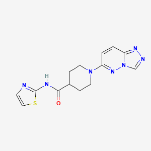 N-(1,3-thiazol-2-yl)-1-([1,2,4]triazolo[4,3-b]pyridazin-6-yl)piperidine-4-carboxamide