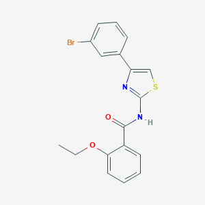 N-[4-(3-bromophenyl)-1,3-thiazol-2-yl]-2-ethoxybenzamide