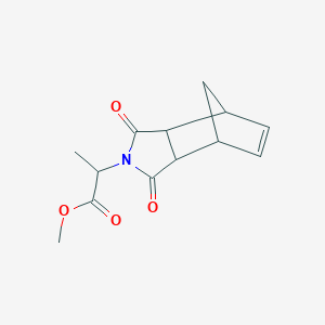 methyl 2-(1,3-dioxo-1,3,3a,4,7,7a-hexahydro-2H-4,7-methanoisoindol-2-yl)propanoate