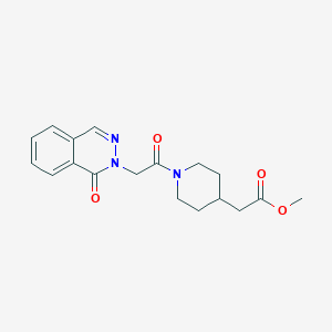 methyl {1-[(1-oxophthalazin-2(1H)-yl)acetyl]piperidin-4-yl}acetate