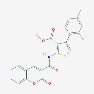 methyl 4-(2,4-dimethylphenyl)-2-{[(2-oxo-2H-chromen-3-yl)carbonyl]amino}-3-thiophenecarboxylate