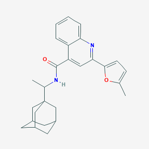 N-[1-(1-adamantyl)ethyl]-2-(5-methyl-2-furyl)-4-quinolinecarboxamide