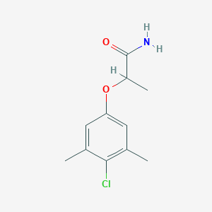 molecular formula C11H14ClNO2 B4514417 2-(4-chloro-3,5-dimethylphenoxy)propanamide 