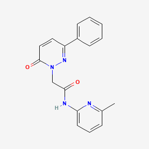 N-(6-methylpyridin-2-yl)-2-(6-oxo-3-phenylpyridazin-1(6H)-yl)acetamide