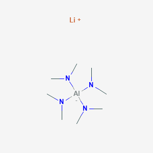 molecular formula C8H24AlLiN4 B045145 Lithium tetrakis(dimethylamino)alumanuide CAS No. 114236-99-6